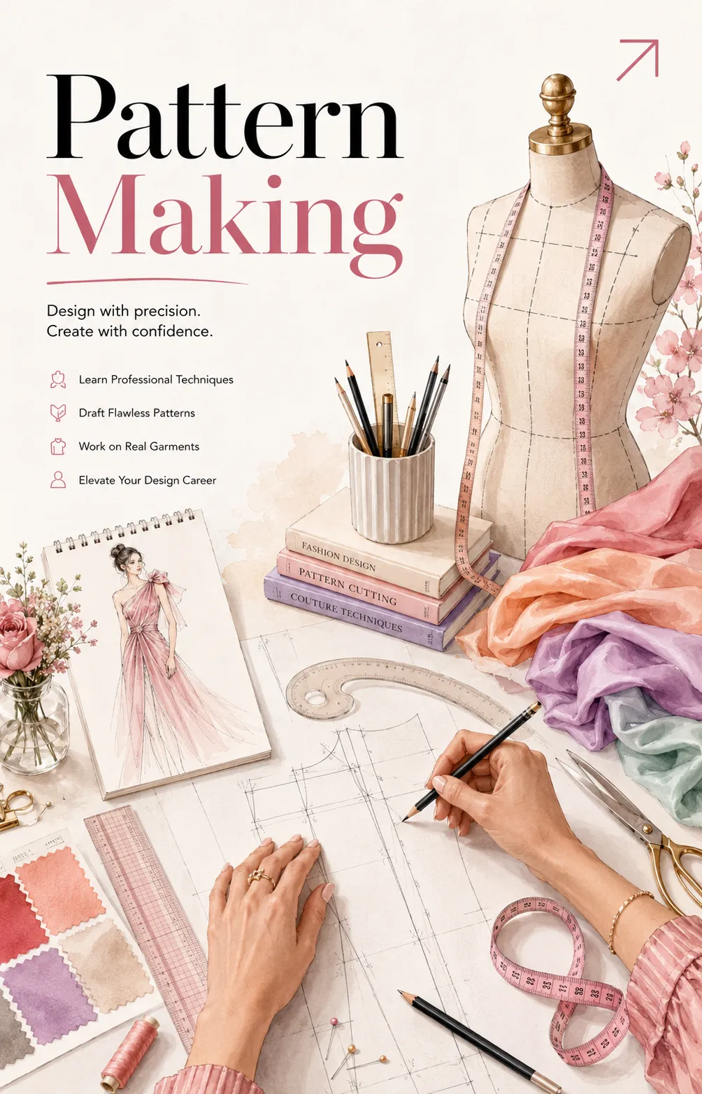 Fashion pattern-making class