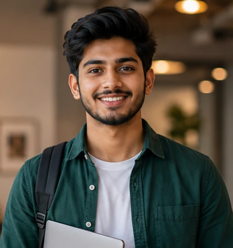 Interior design student Arjun Mehta