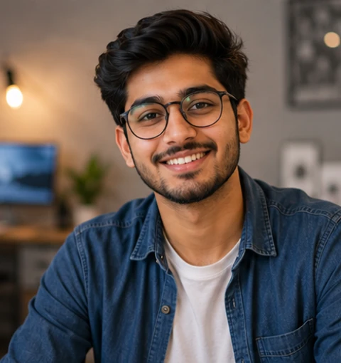 Interior design student Karan Malhotra